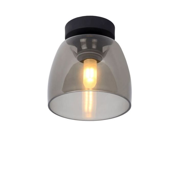 Lampe plafond rétro grise, Tyler, IP44