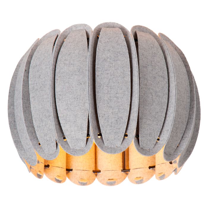 Lampe plafond moderne grise, Spencer