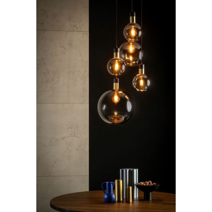 Suspension vintage grise, Julius