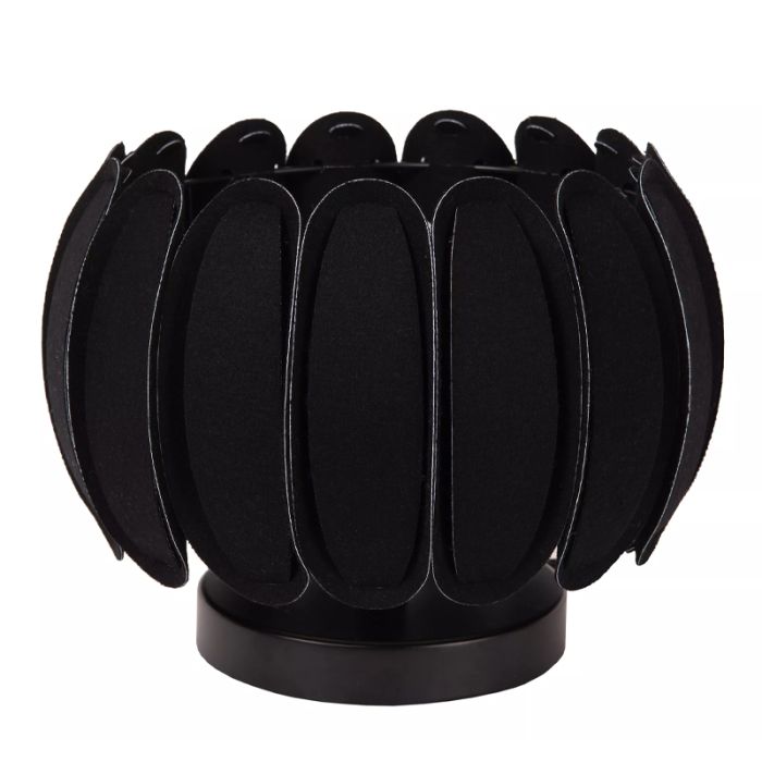 Lampe de table moderne noire, Spencer, avec interrupteur