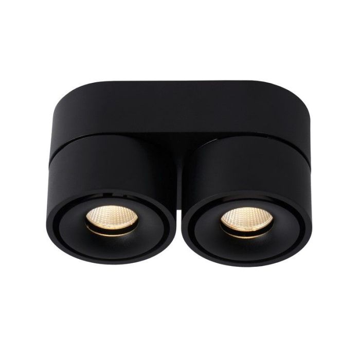 Spot plafond moderne noir, Yumiko, 8W, 2700K LED