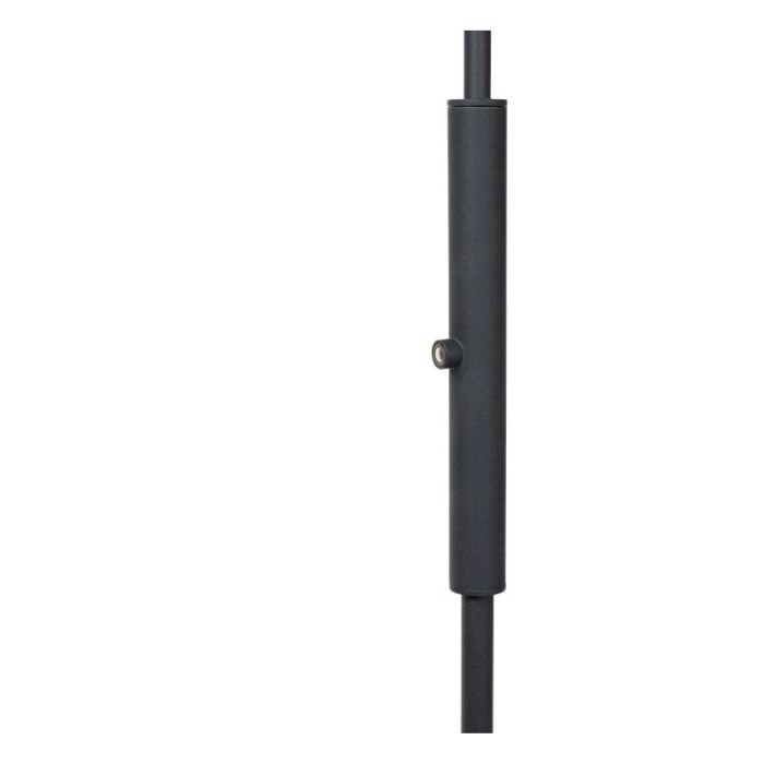 Lampadaire rechargeable moderne noire, Tipik, 3W, 2700K LED, avec variateur tactile