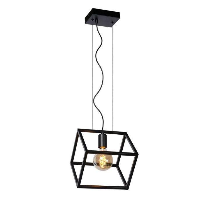 Suspension moderne noire, Fabian