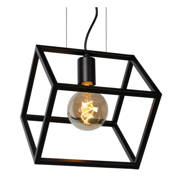 Suspension moderne noire, Fabian