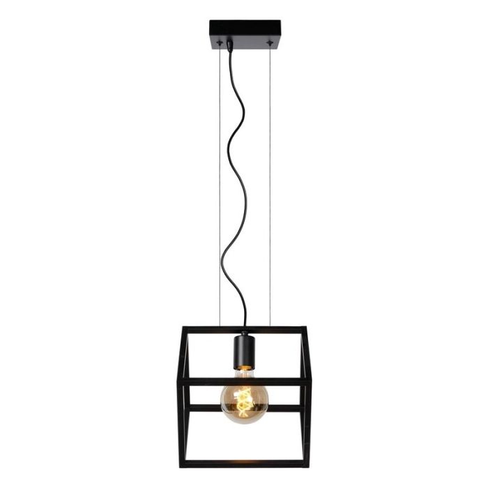 Suspension moderne noire, Fabian