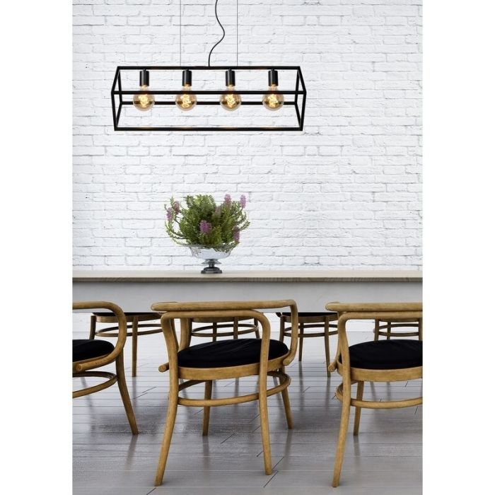 Suspension moderne noire, Fabian