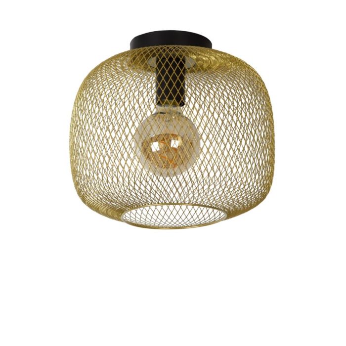 Lampe plafond vintage dorée, Mesh