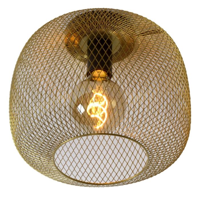 Lampe plafond vintage dorée, Mesh
