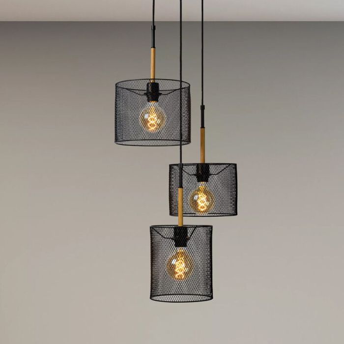 Suspension vintage marronne, Baskett
