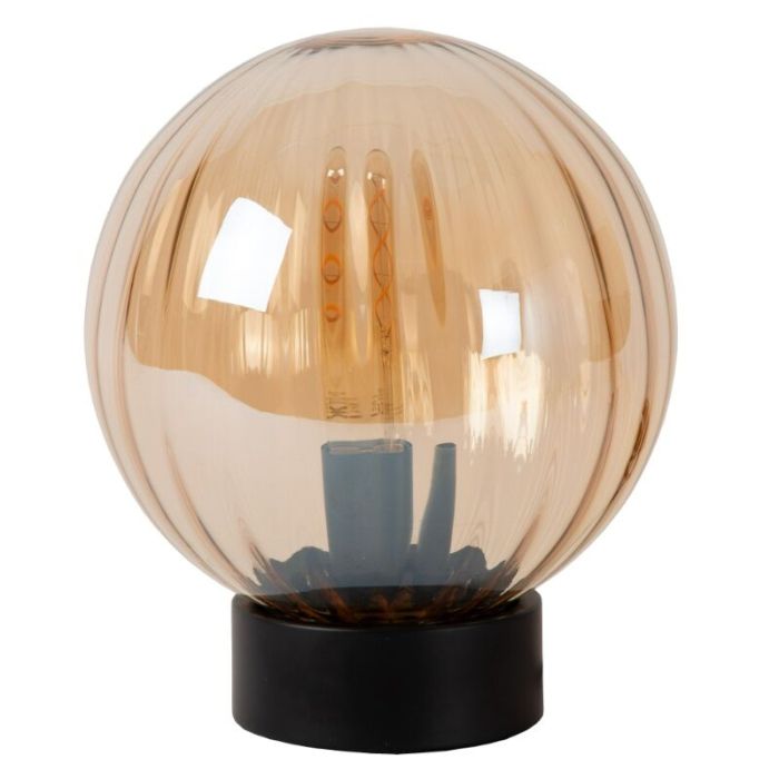 Lampe de table rétro ambre, Monsaraz, avec interrupteur