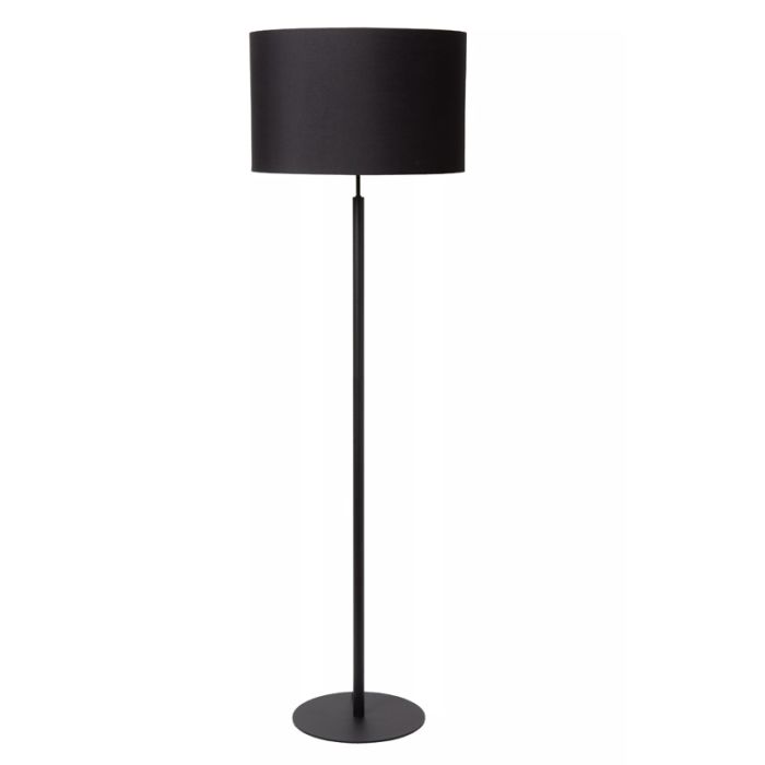 Lampadaire rustique noir, Maya, avec interrupteur