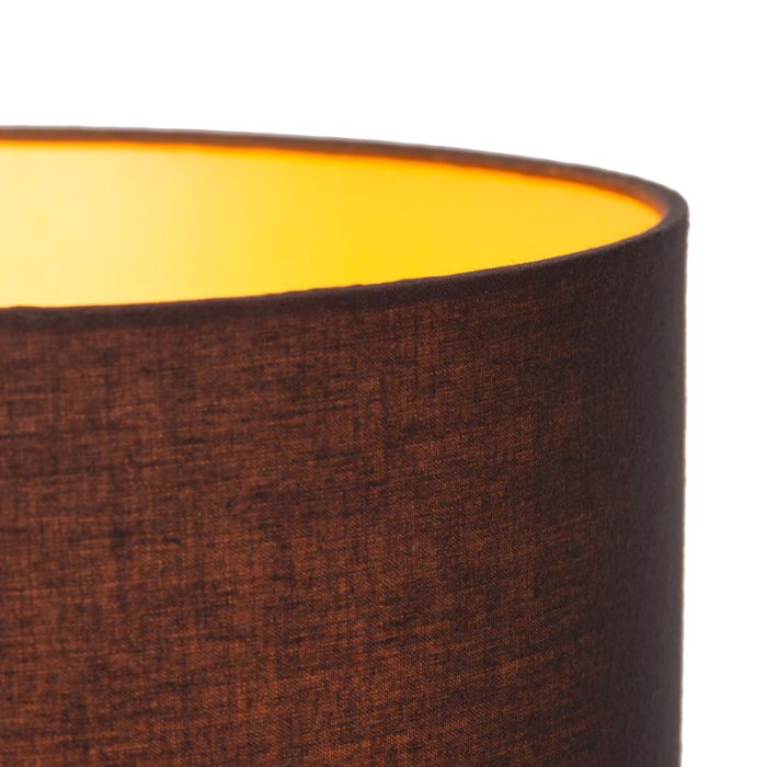 Lampadaire rustique noir, Maya, avec interrupteur