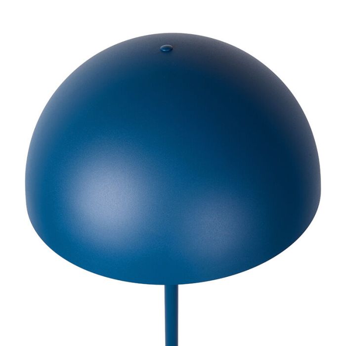 Lampadaire moderne bleu, Siemon, avec interrupteur