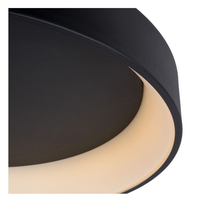 Lampe plafond moderne noire, Talowe, 20W, 3000K LED