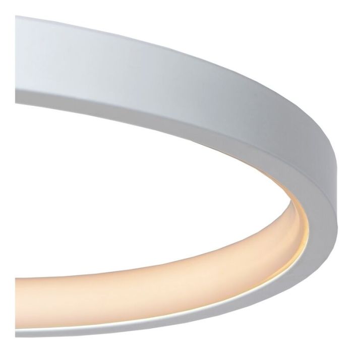 Lampe plafond moderne blanche, Maxence, 24W, 3000K LED