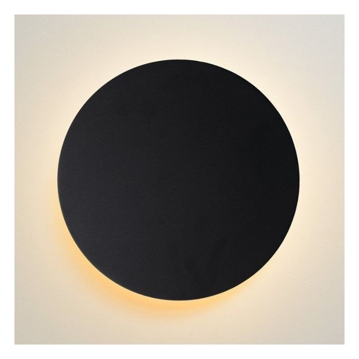 Applique murale moderne noire, Eklyps led, 8W, 3000K LED