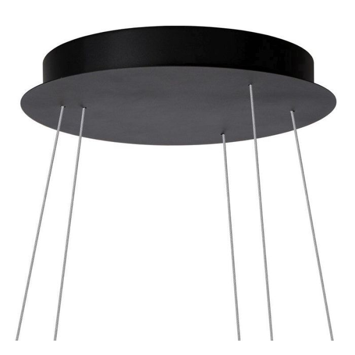 Suspension moderne noire, Triniti, 32W, 3000K LED
