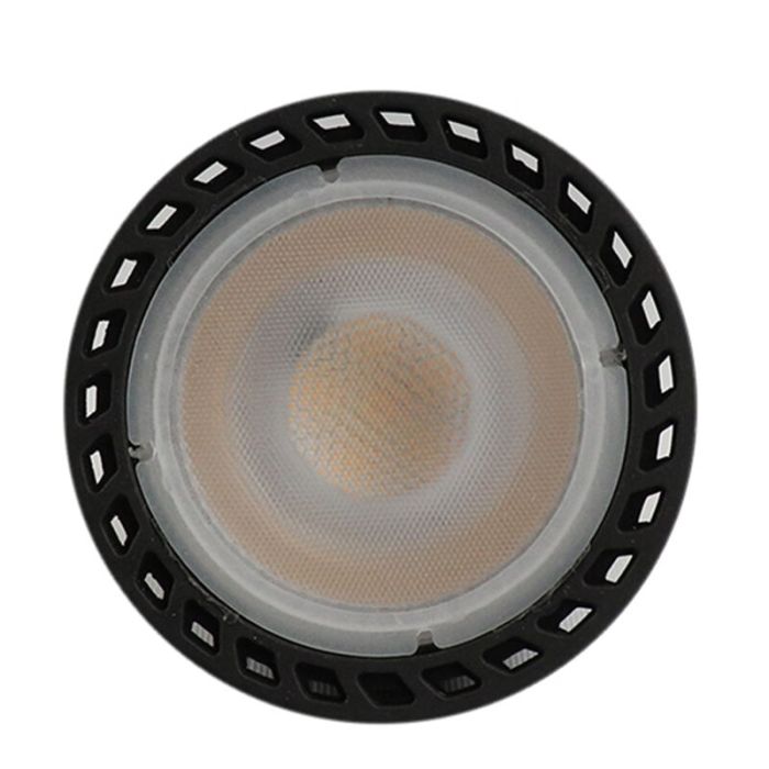 Lucide GU10 ampoule LED dimmable, Jordan, noir, 5w, 2200K