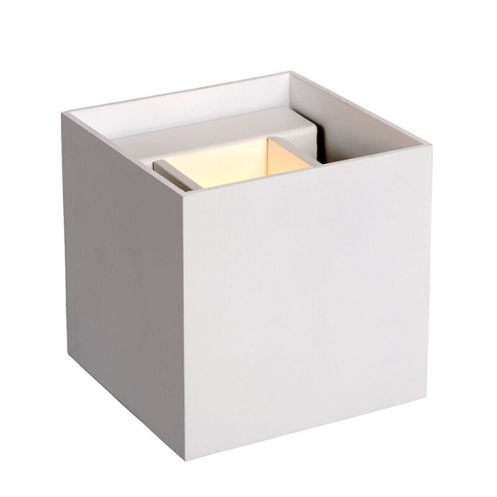 Applique up and down moderne blanche, Axi, 6W, 2700K LED, IP54