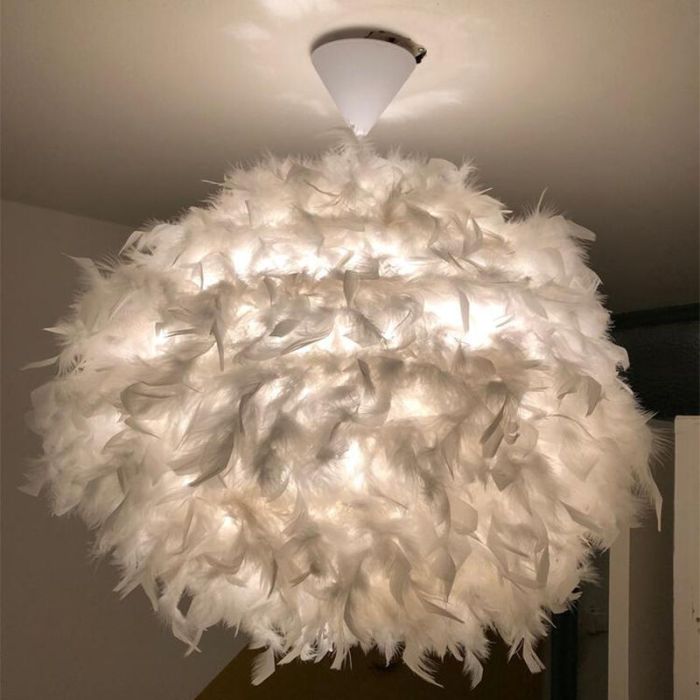Suspension moderne blanche, Goosy