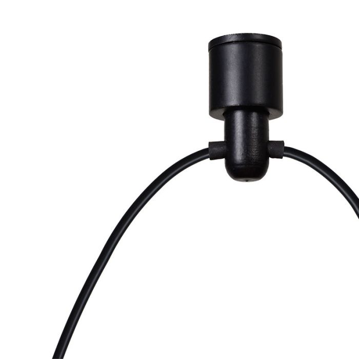Suspension moderne noire, Lorenz, 4W, 3000K LED