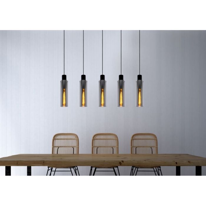 Suspension moderne grise, Orlando