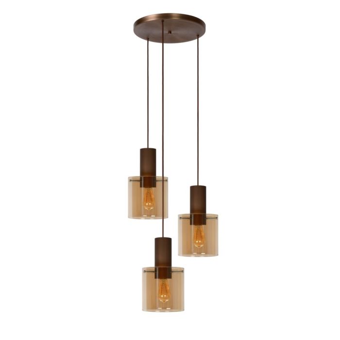 Suspension table à manger vintage ambre, Toledo