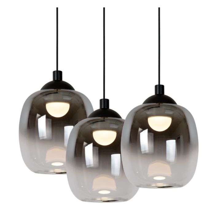 Suspension moderne grise, Tamino, 5,6W, 3000K LED