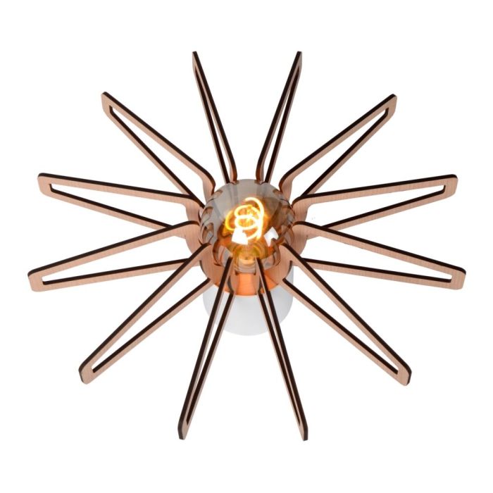 Lampe plafond moderne bois, Zidane