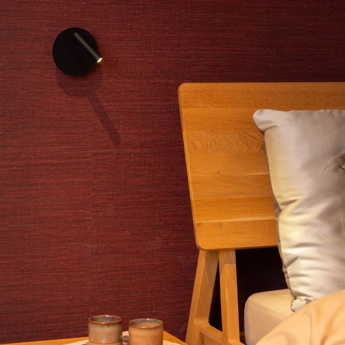 Lampe de chevet moderne noir, Jolijn, 2W, 3000K LED, avec interrupteur
