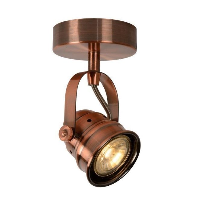 Spot plafond rustique cuivre, Cigal