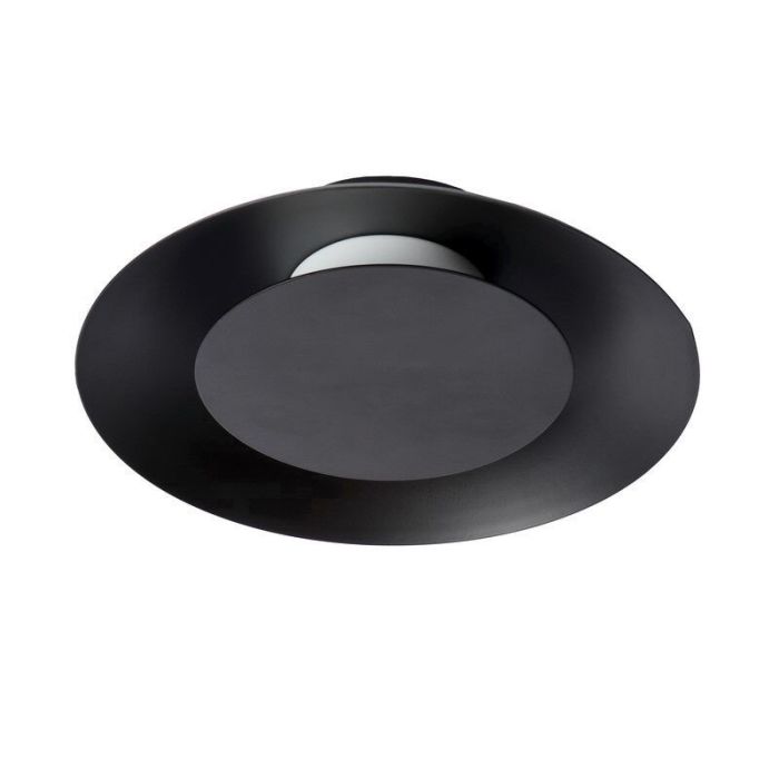 Lampe plafond moderne noire, Foskal, 6W, 2700K LED
