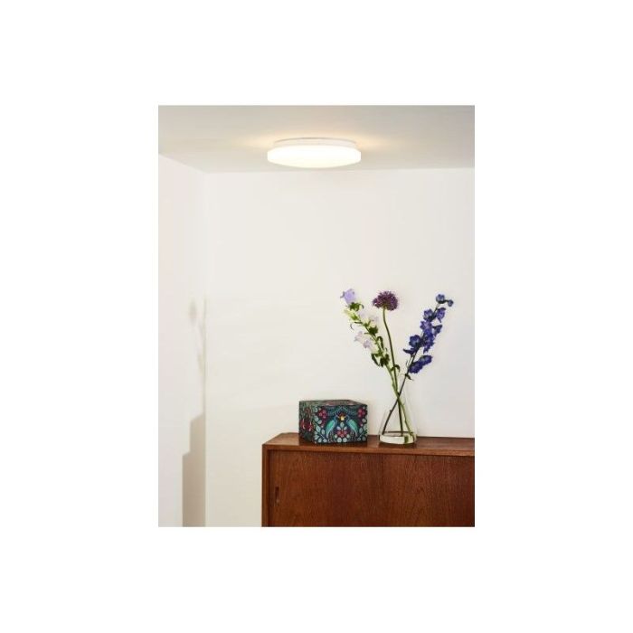 Lampe plafond moderne blanche, Otis, 14W, 3000K LED