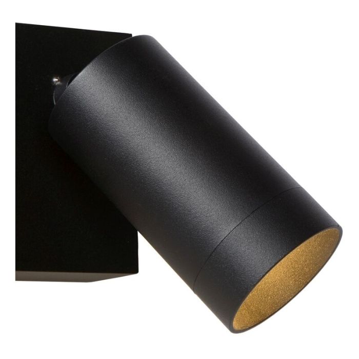 Applique extérieur avec détecteur de mouvement moderne noire, Taylor, IP54