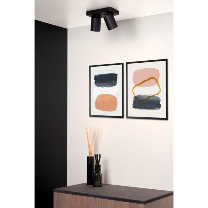 Spot plafond moderne noir, Nigel