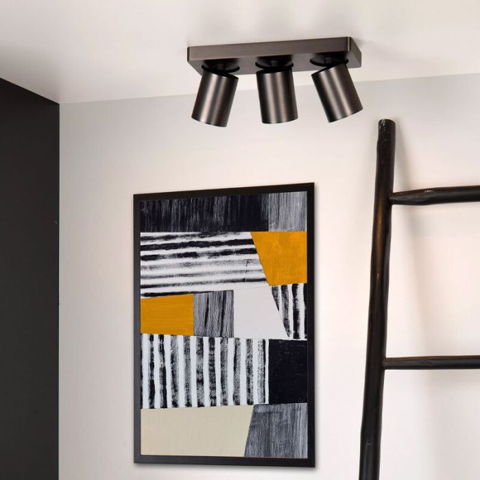 Spot plafond moderne noir, Nigel