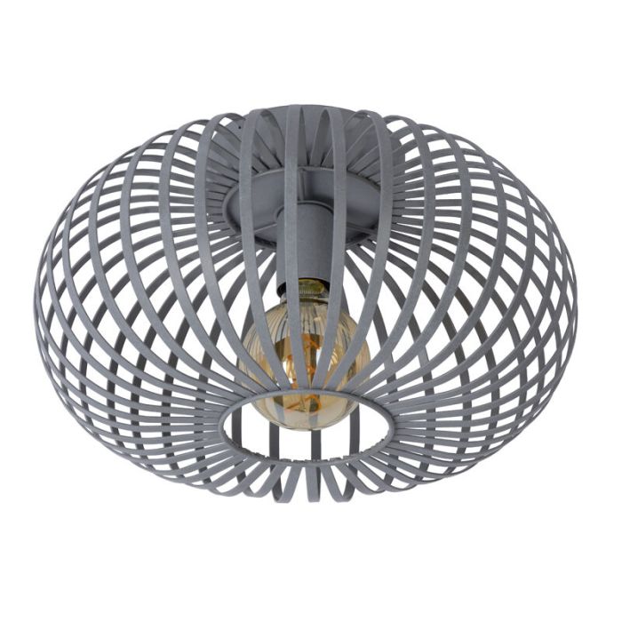 Lampe plafond rétro grise, Manuela