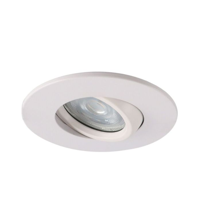 Spot encastré connecté blanc moderne, Jill, IP65, 4,5W, RGBW