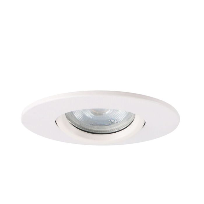 Spot encastré connecté blanc moderne, Jill, IP65, 4,5W, RGBW