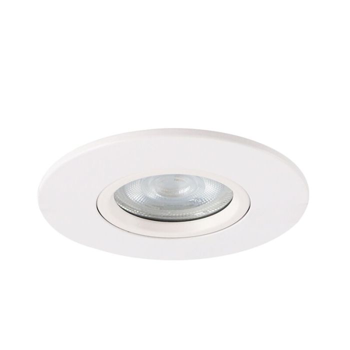 Spot encastré connecté blanc moderne, Jill, IP65, 4,5W, RGBW