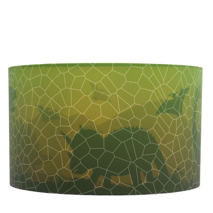 Plafonnier pour enfants vert moderne, Dino