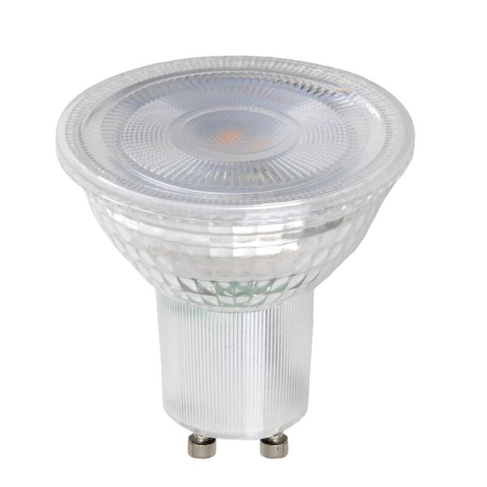 Spot LED transparent GU10 Antonie, 4 Watt, 2700K (Blanc chaud)
