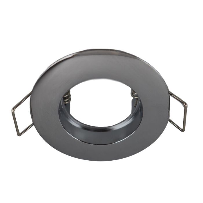 Mini spot encastrable chromé en aluminium, Rosi