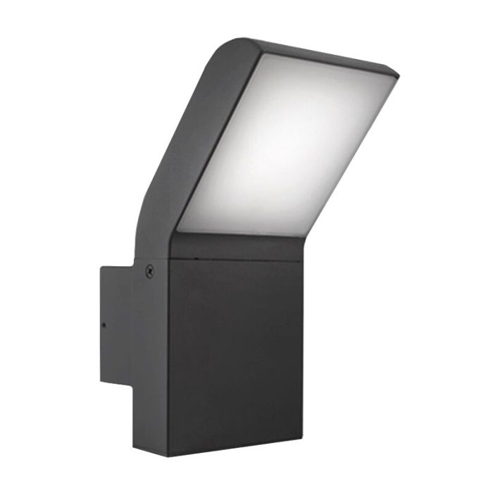 Luminaire extérieur en aluminium anthracite, Andor, 12W, 4000K LED, IP54