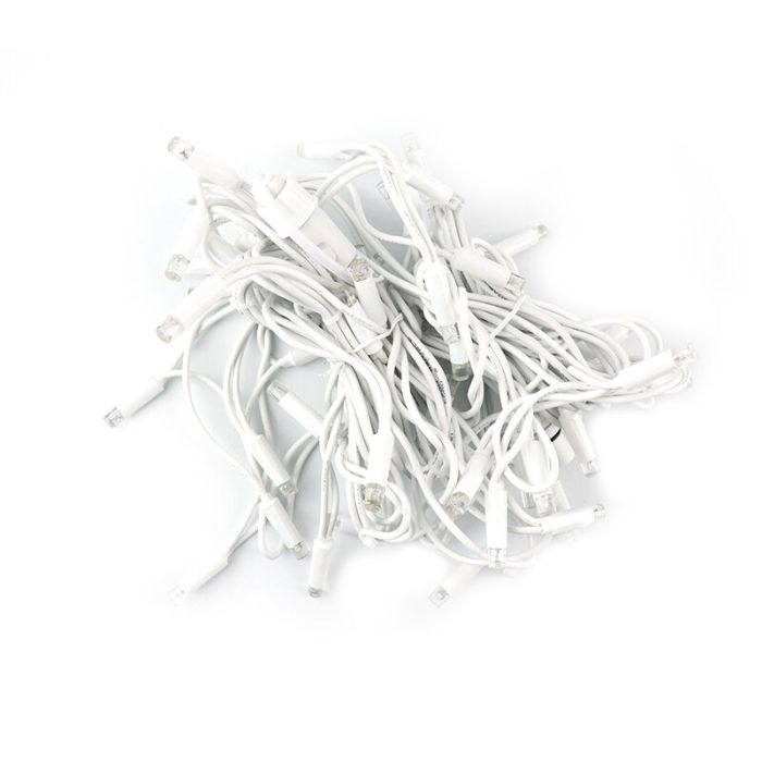2m connectable glacon cordon blanc ip67 50 cm de hauteur blanc chaud