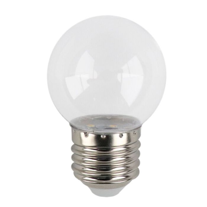 25m guirlande guinguette avec 25 dimmable ampoules transparantes