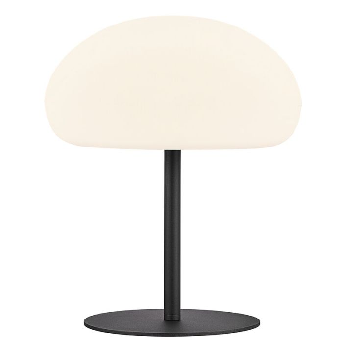 Lampe de table extérieur moderne blanche, Sponge, 6,8W, 2700K LED, IP65, gradable en 3 étapes
