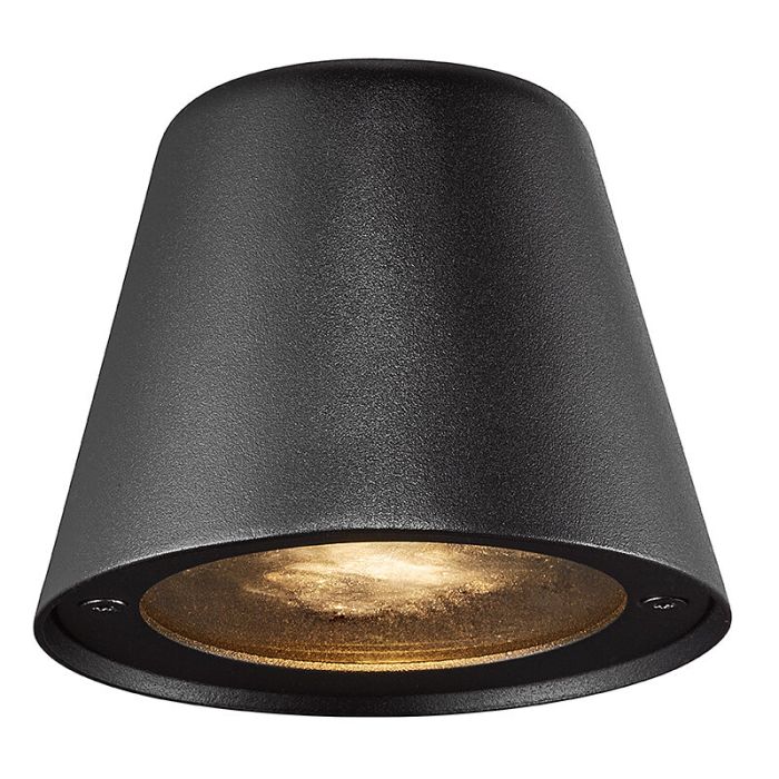 Luminaire extérieur moderne noir, Aleria, IP44