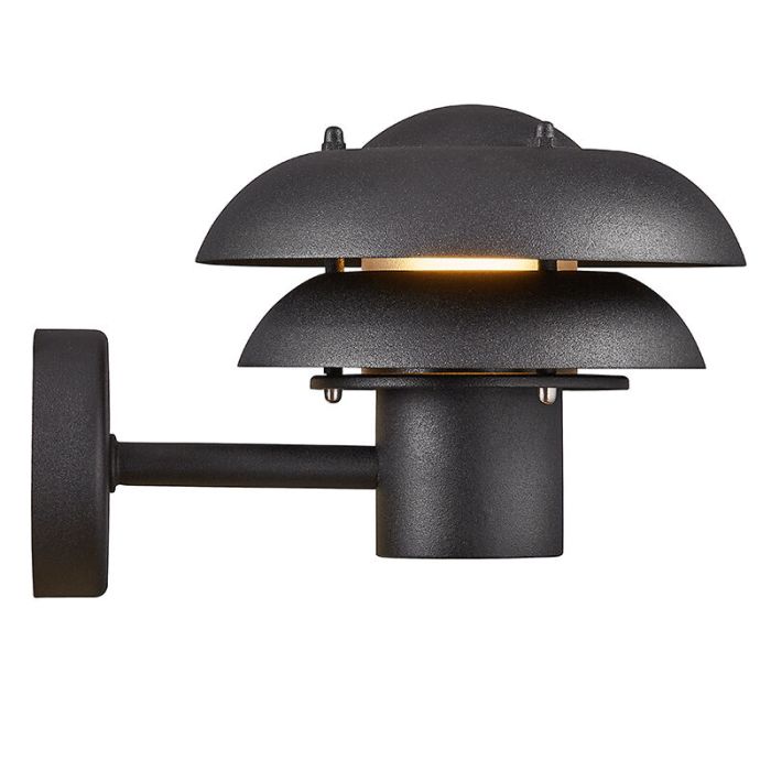 Luminaire extérieur moderne noir, Kurnos, IP54