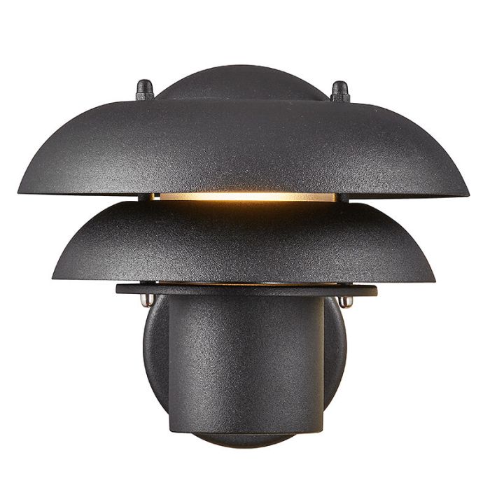 Luminaire extérieur moderne noir, Kurnos, IP54